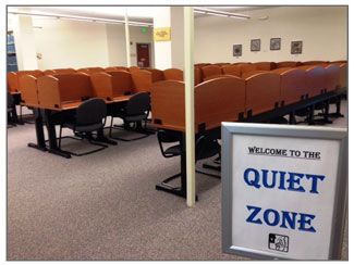 Savitt Library Quiet Zone Image 